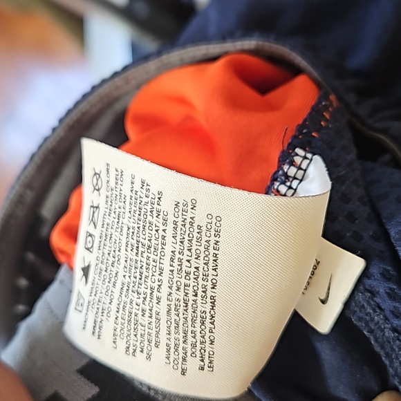 NIKE DRIX - FIT SYRACUSE NAVY/ORANGE NCAA BASKETBALL SHORT ADULT MEN'S SIZE S - Picture 7 of 7